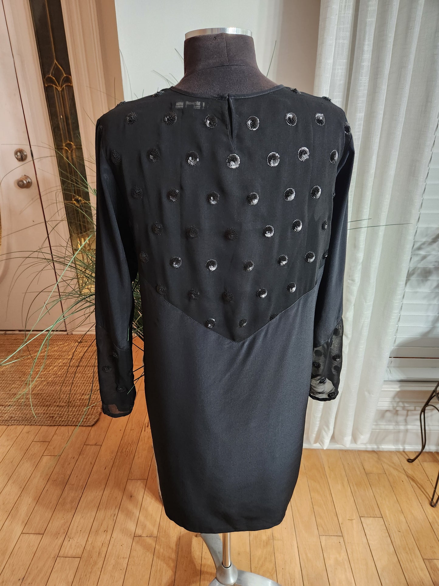 Broadway & Broome Silk Cocktail LBD Sz M