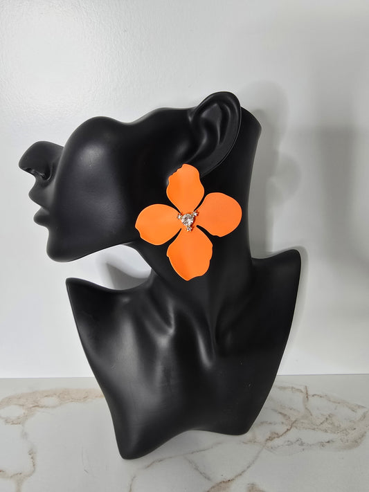 Summer Fling Orange Earrings