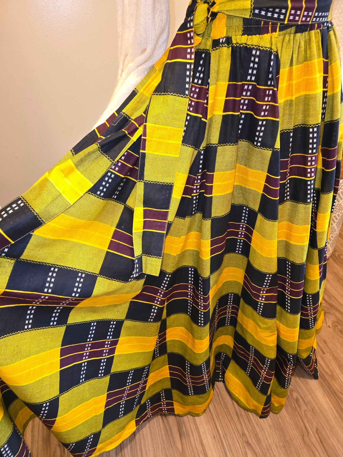 Equinox Ankara Maxi Skirt One Size