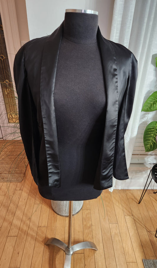 Cape Sleeve Black Blazer Sz M