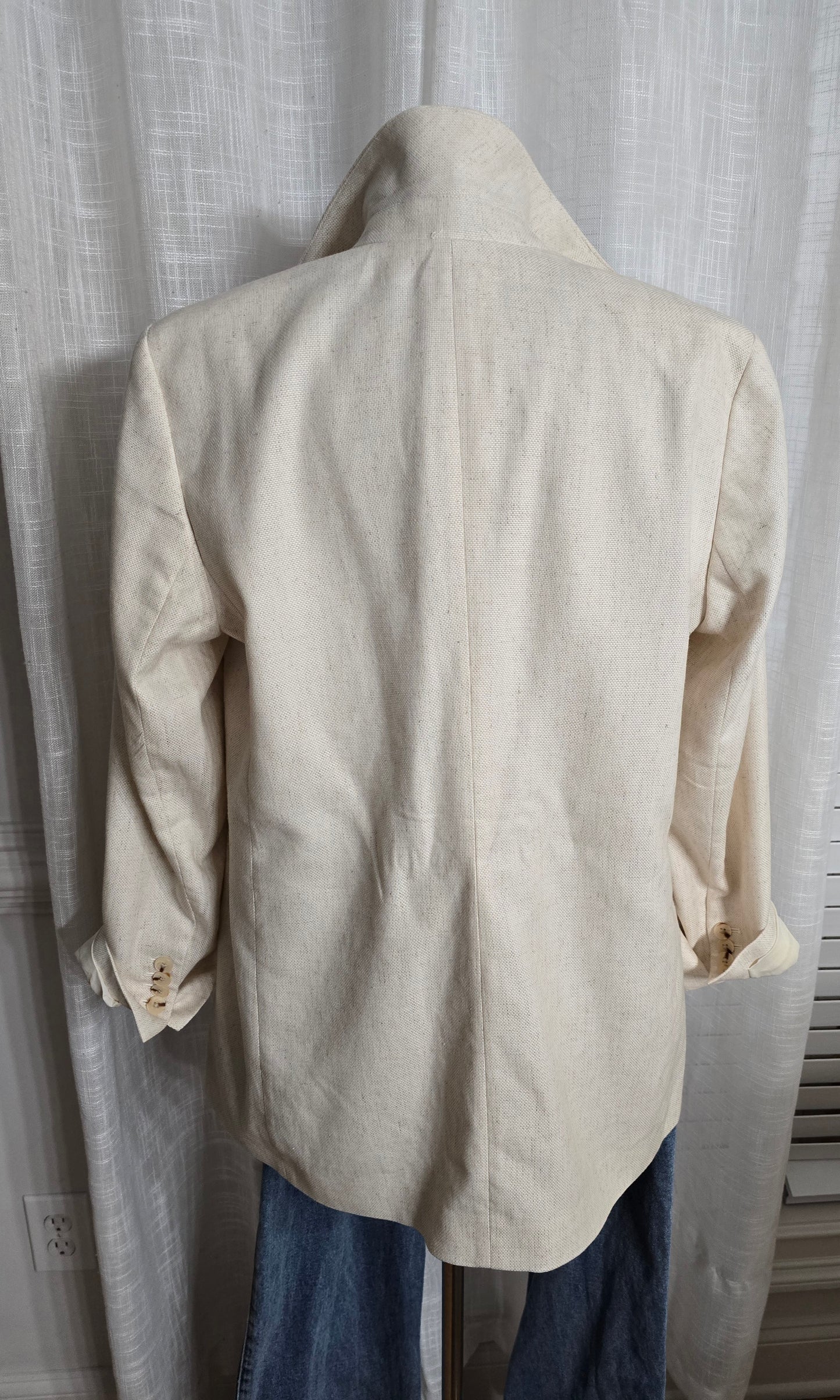 Express Linen Blend Blazer Sz L