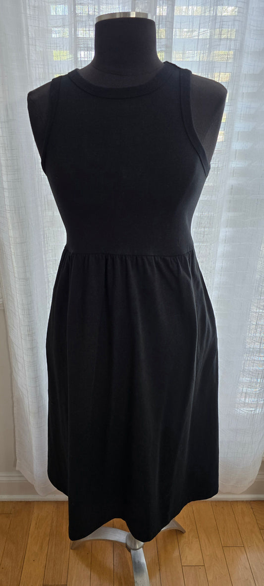 A New Day Black Midi Dress Sz XS