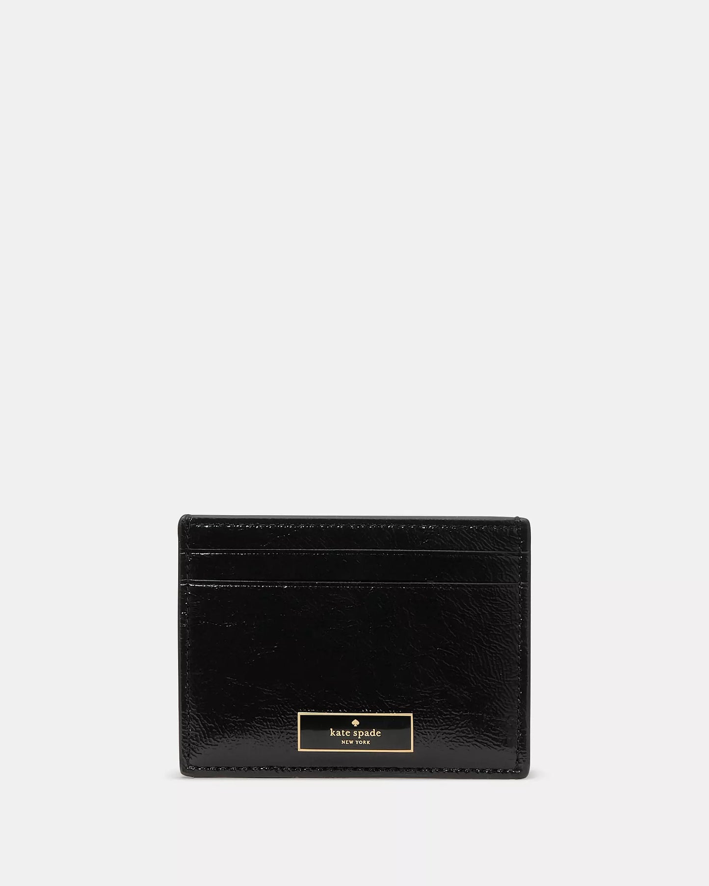 Kate Spade Bridget Crinkle Patent Small Slim Card Holder