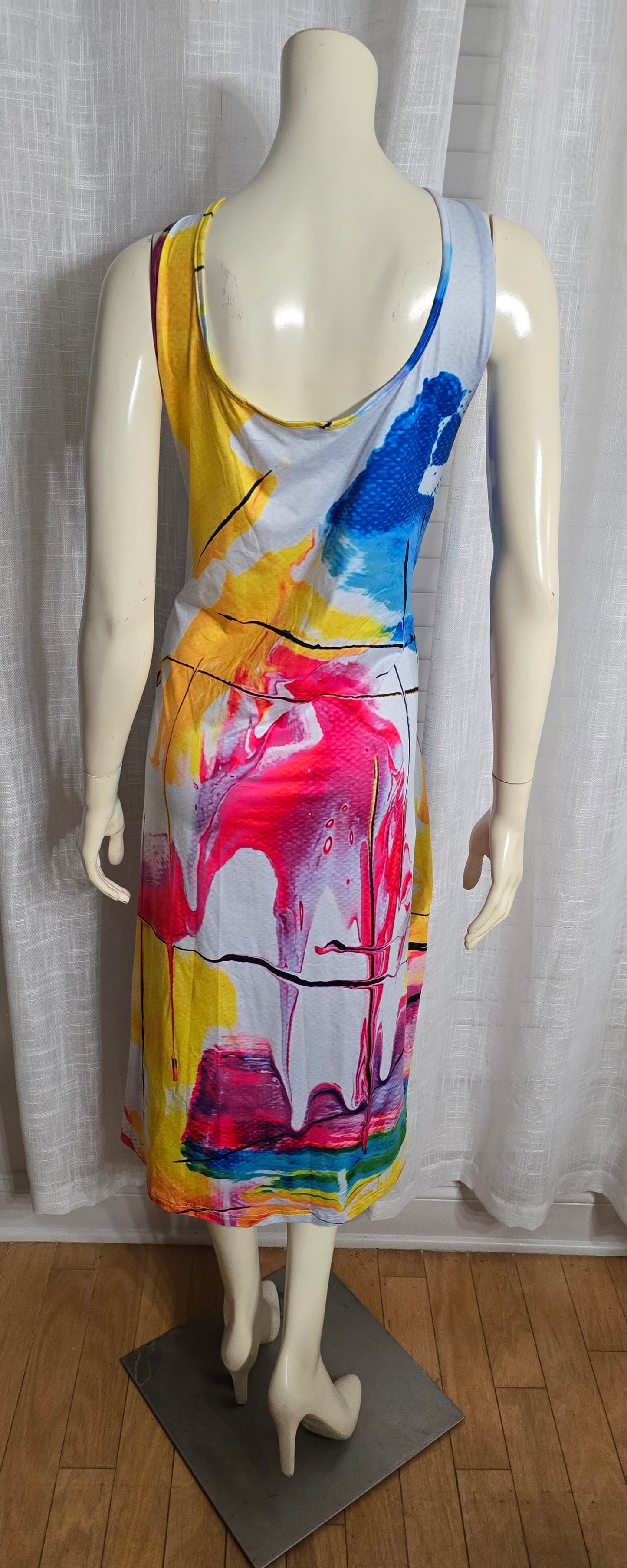 Splash Midi Dress Sz 3X