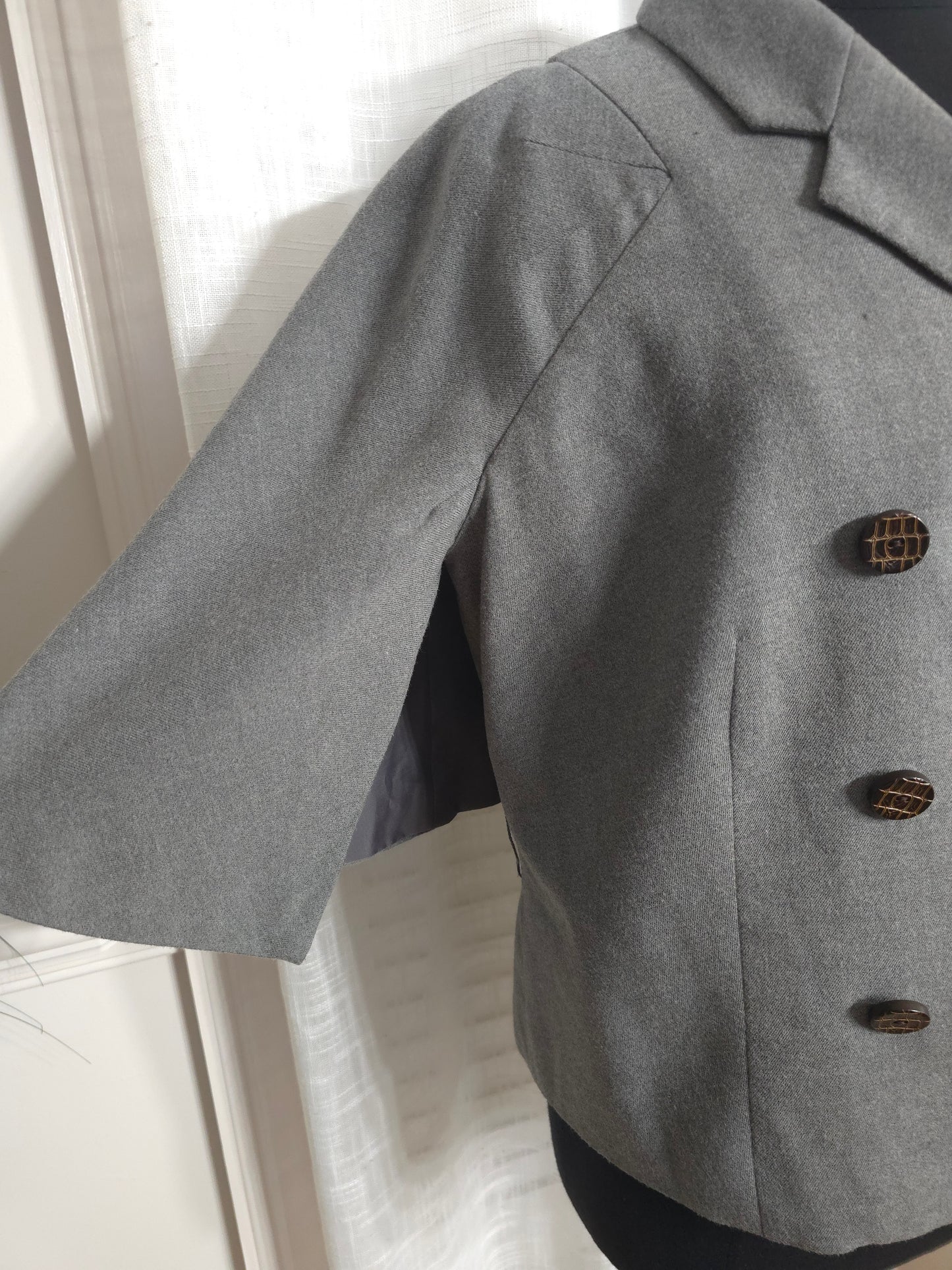Worthington Grey Cape Peacoat Sz XL