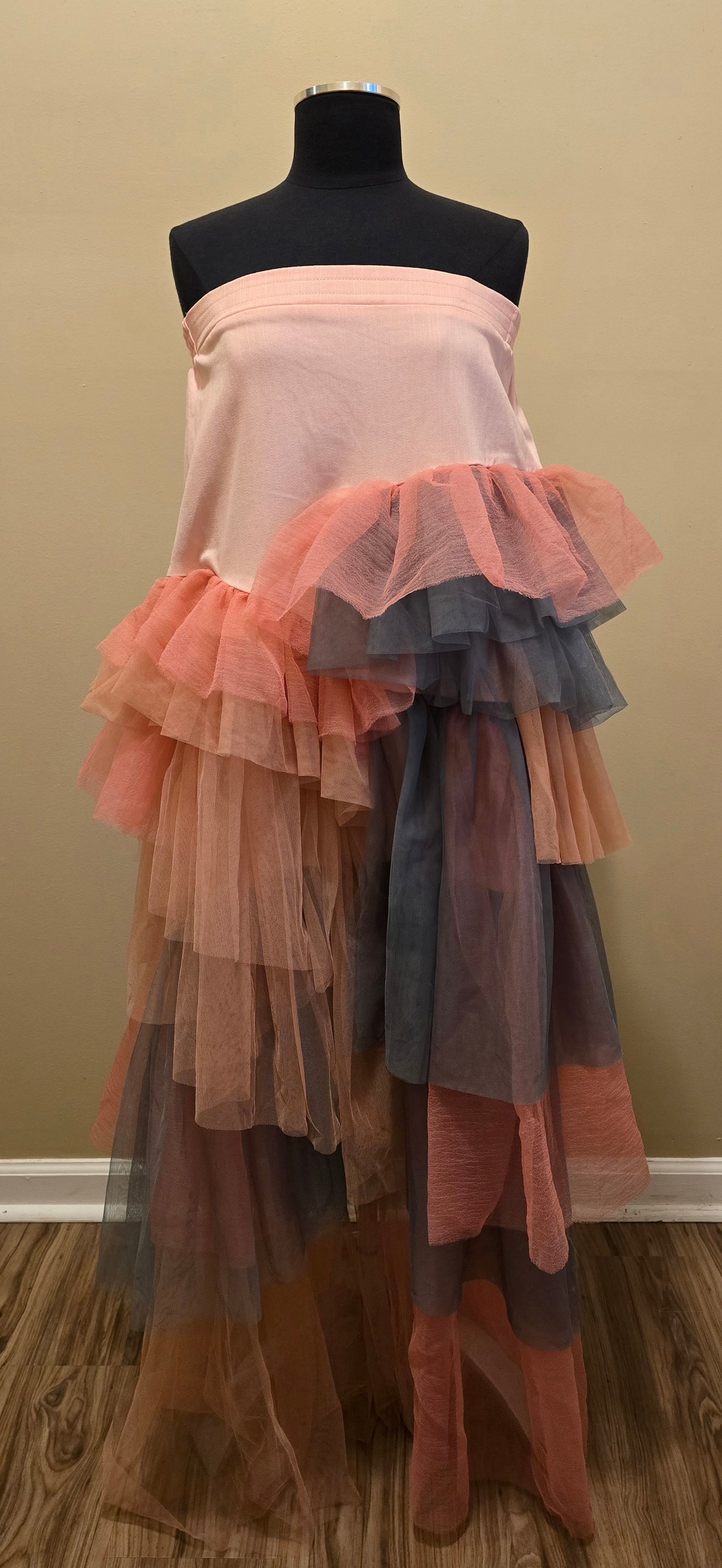 Multicolored Tulle Dress Sz M/L