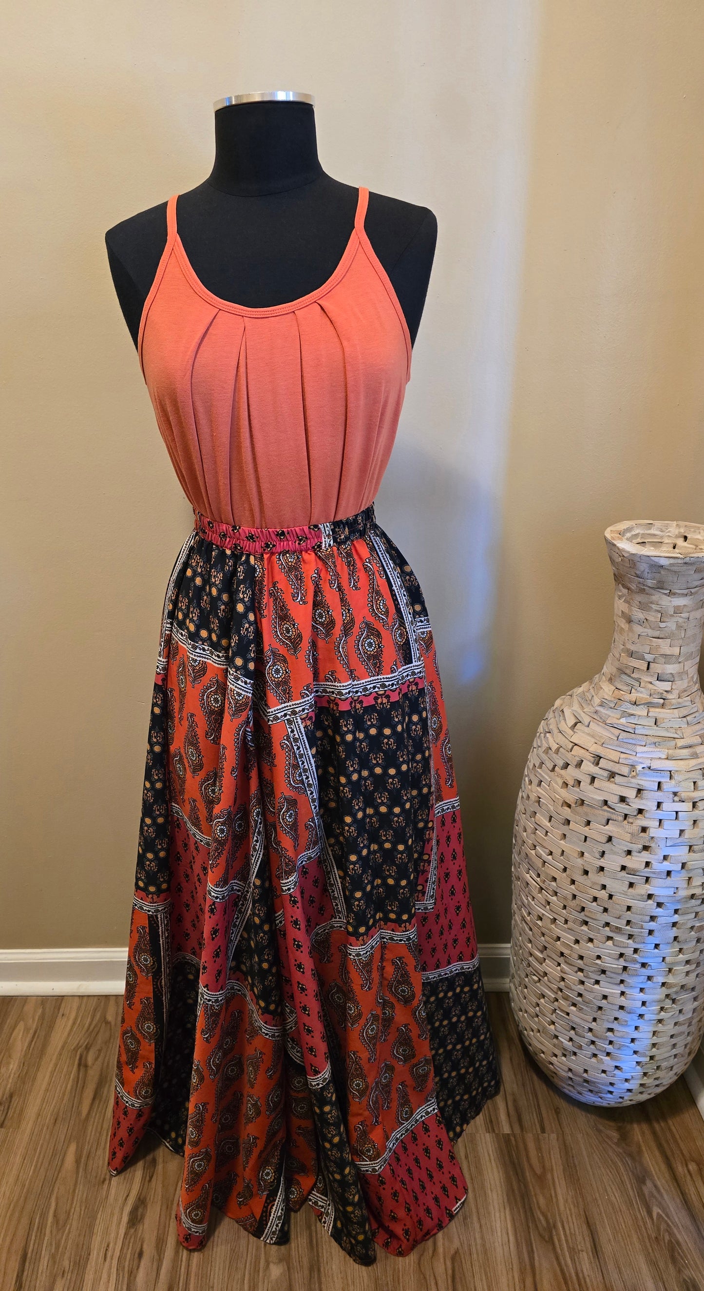 Flowy Pleated Tank Top