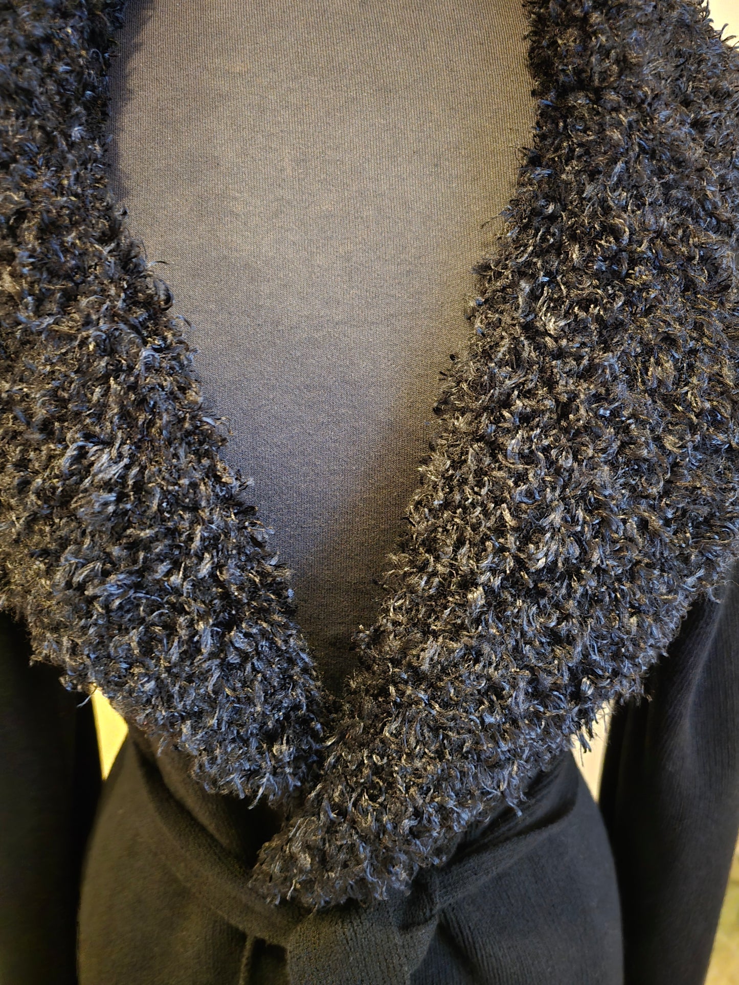 Max Studio Black Knit Cardigan Sz XL