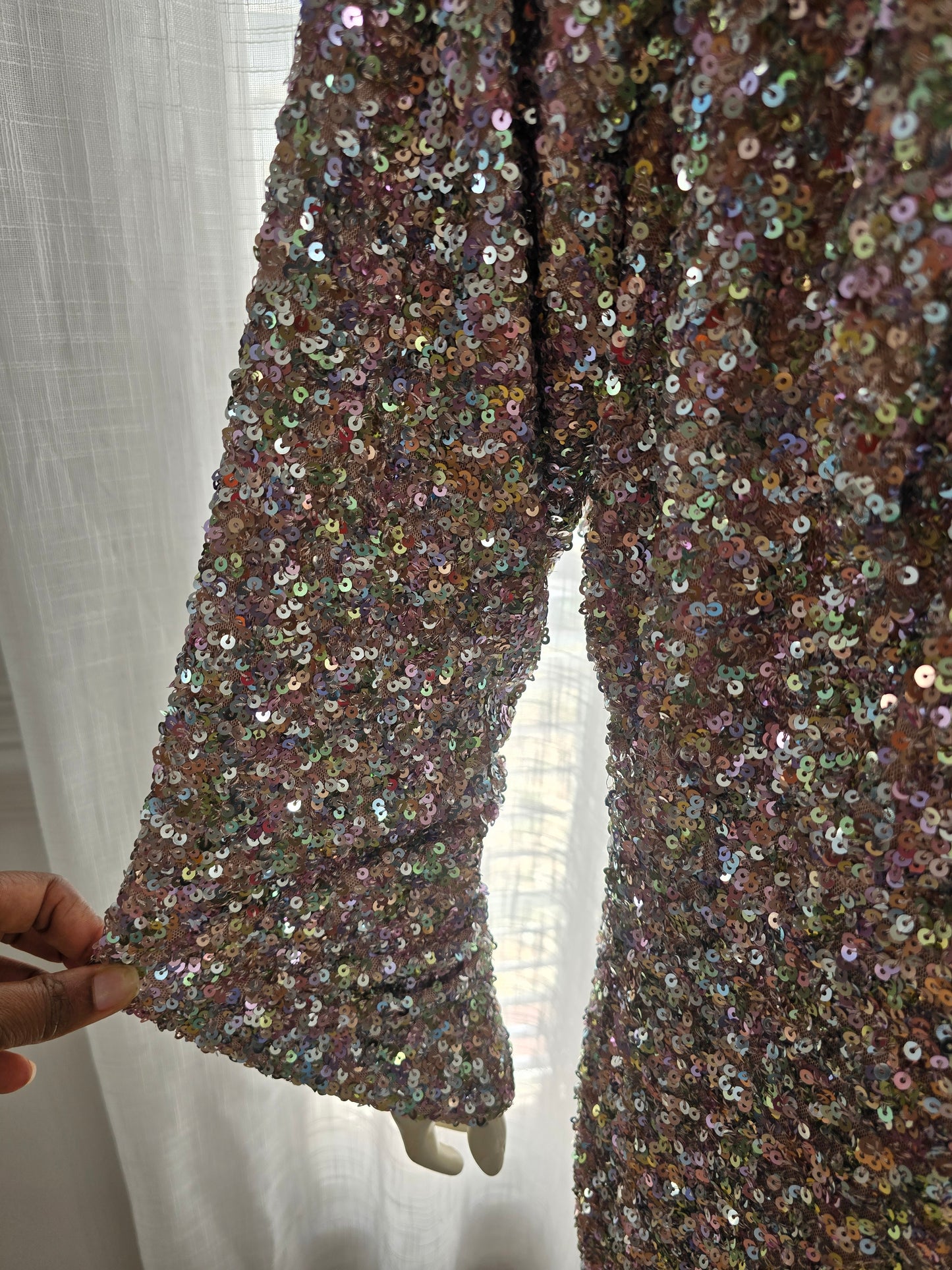 Fashion To Figure Sequin Catsuit Sz 3X