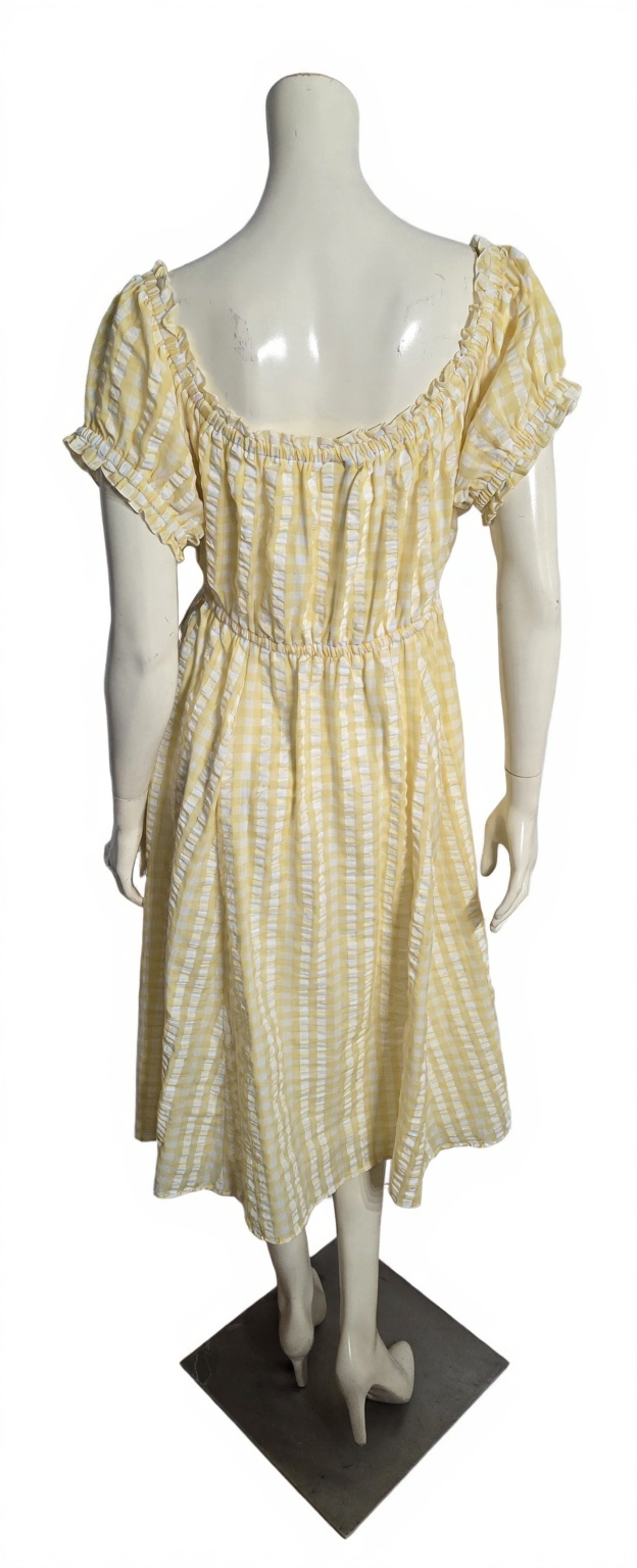 Torrid Midi Seer Sucker Off Shoulder Peasant Dress Sz 2X