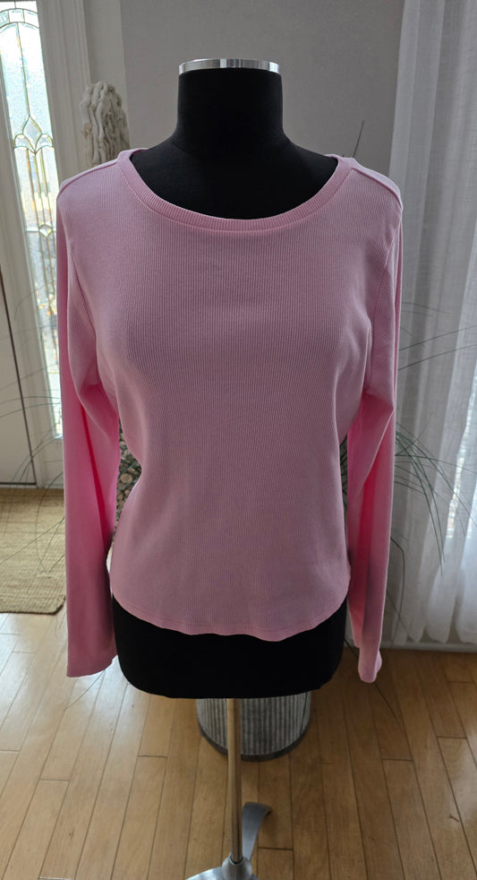 Universal Thread Pink Long Sleeve Tee Sz XXL