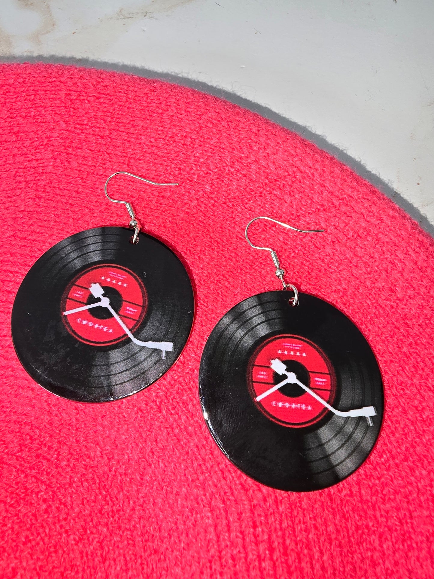 Vinyl Record Earrings