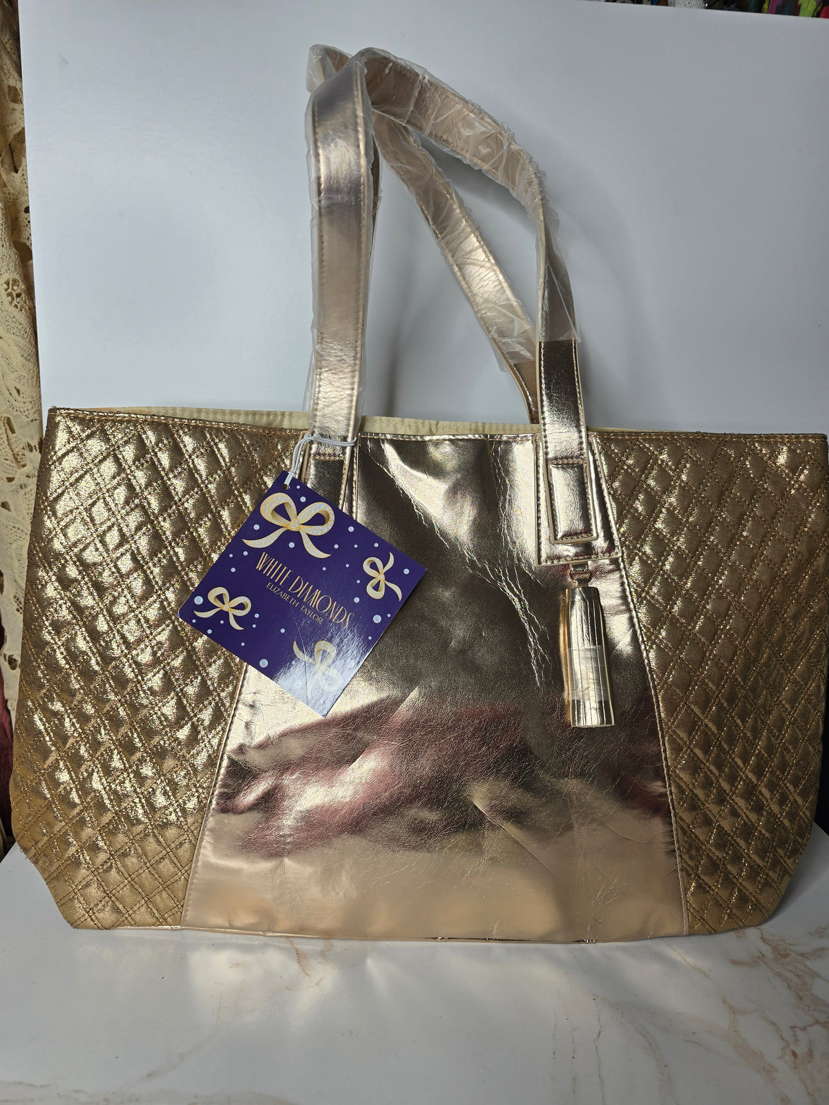 White Diamonds Elizabeth Taylor Rose Gold Tote
