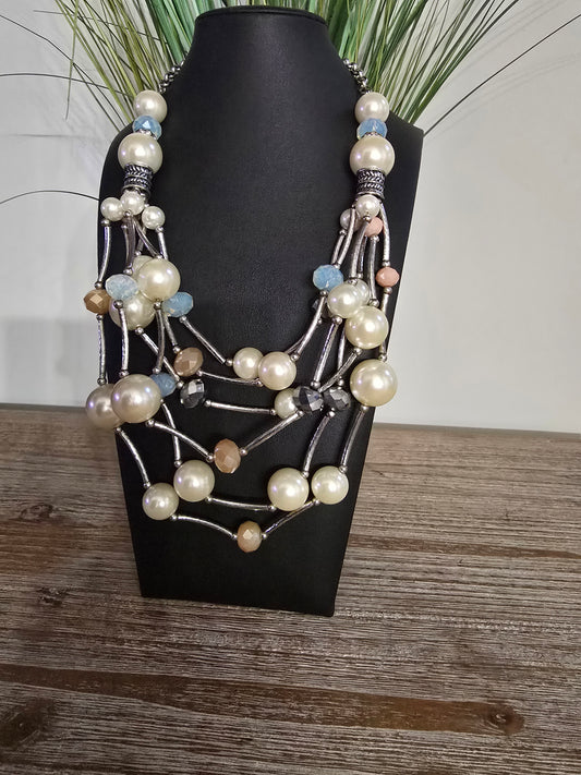 Pearl Disco Necklace