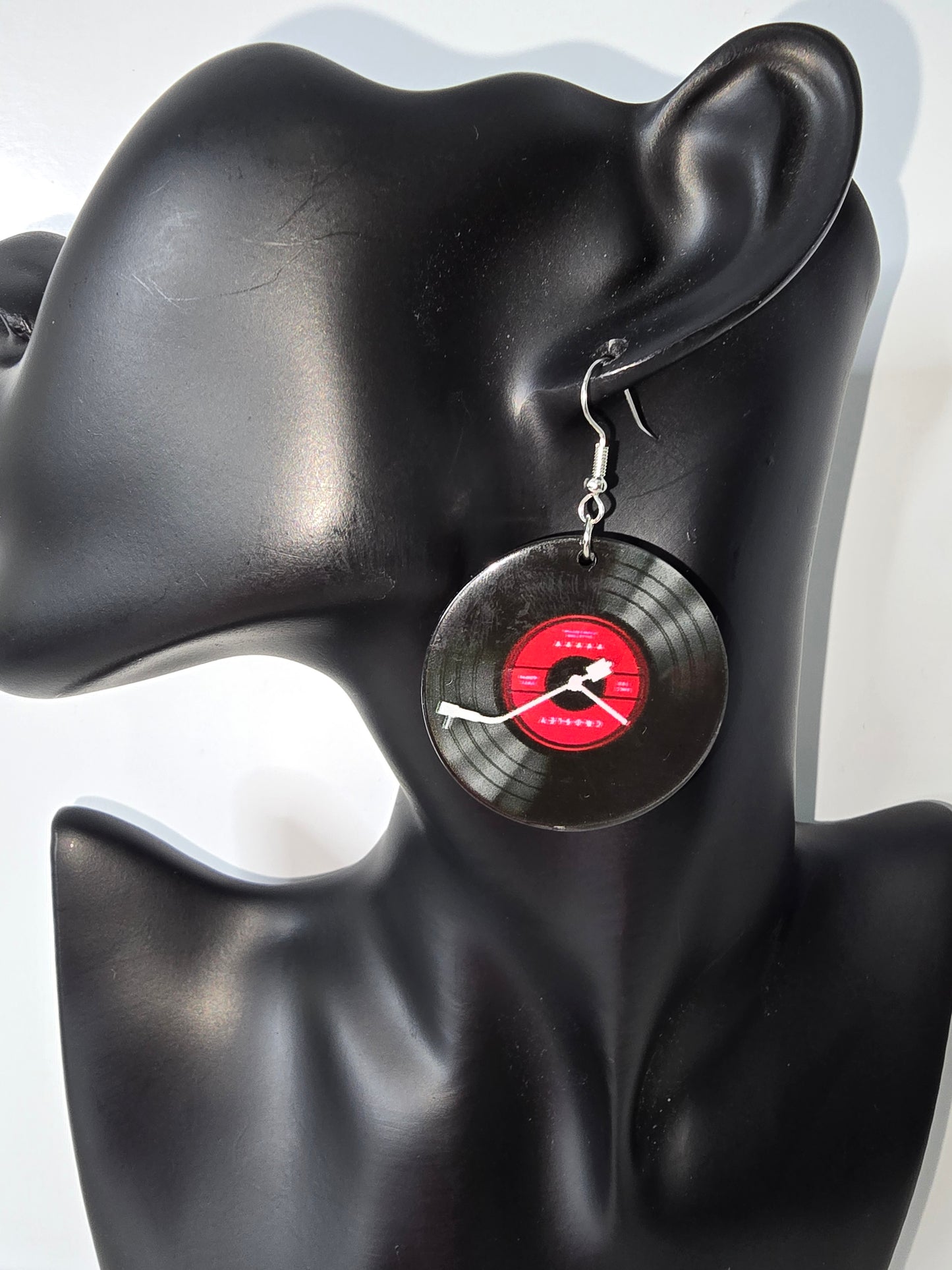 Vinyl Record Earrings