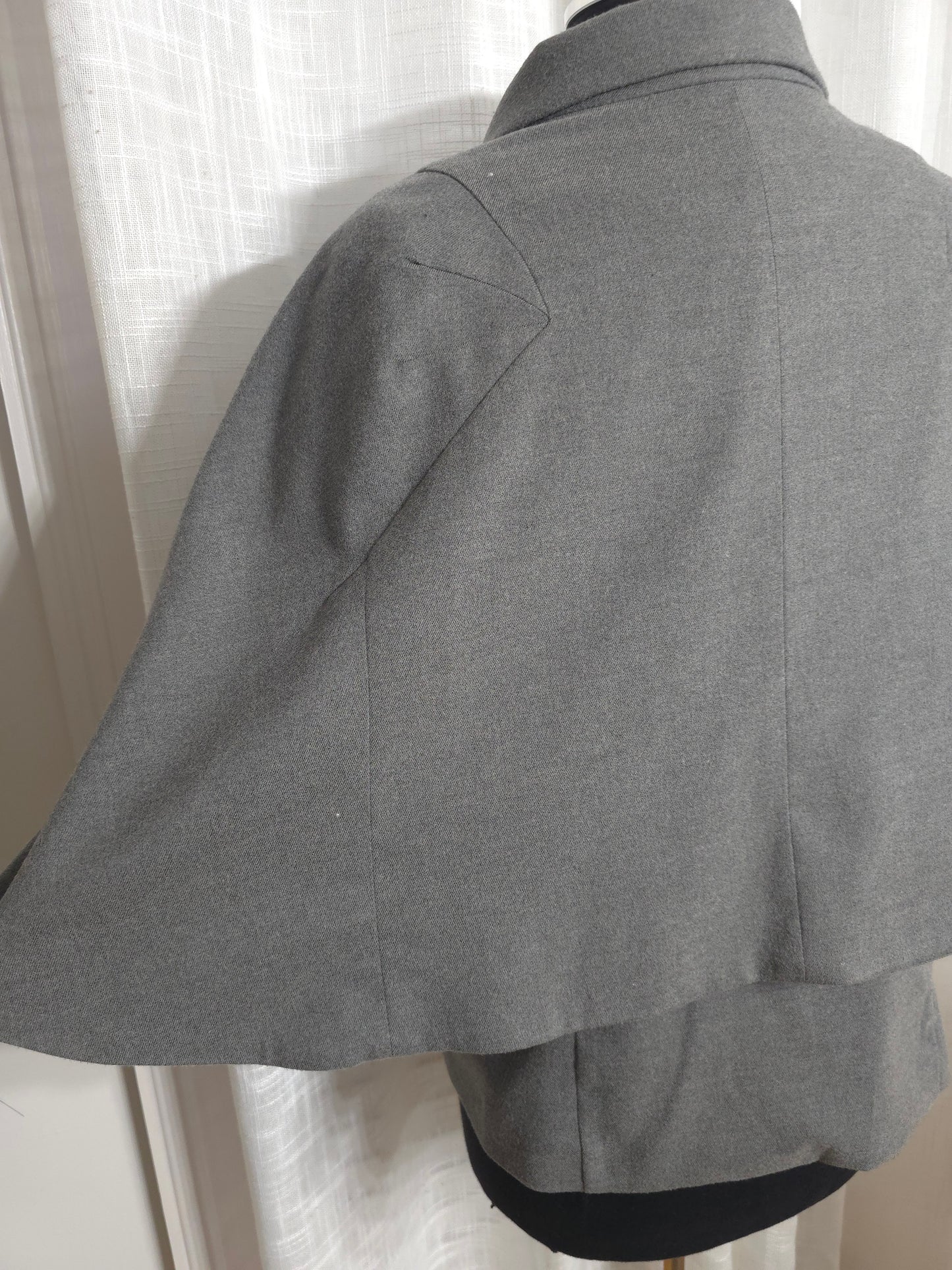 Worthington Grey Cape Peacoat Sz XL