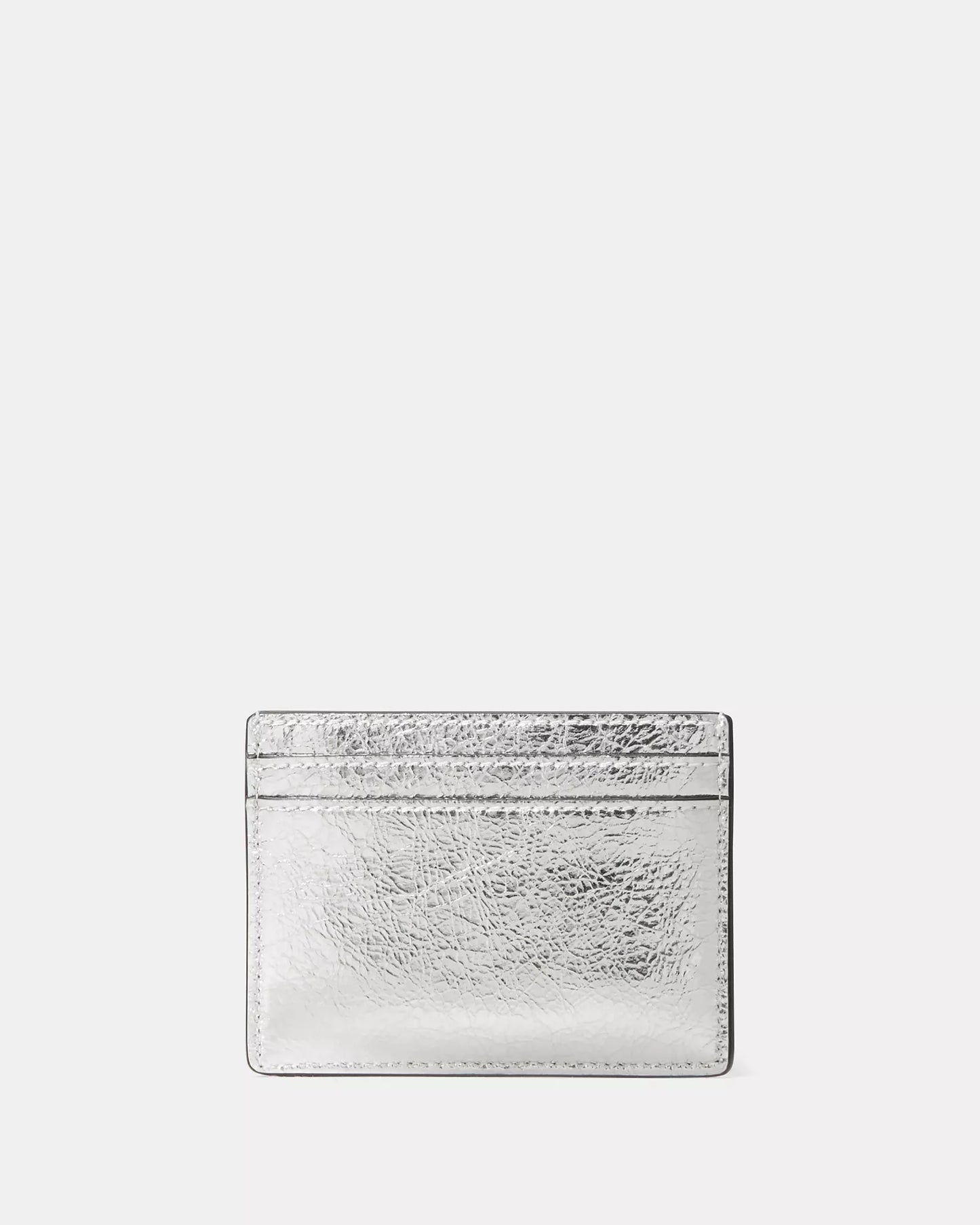 Kate Spade Madison Crinkle Metallic Small Slim Card Holder