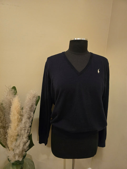 Polo Ralph Lauren V-Neck Knit Sweater Sz XL