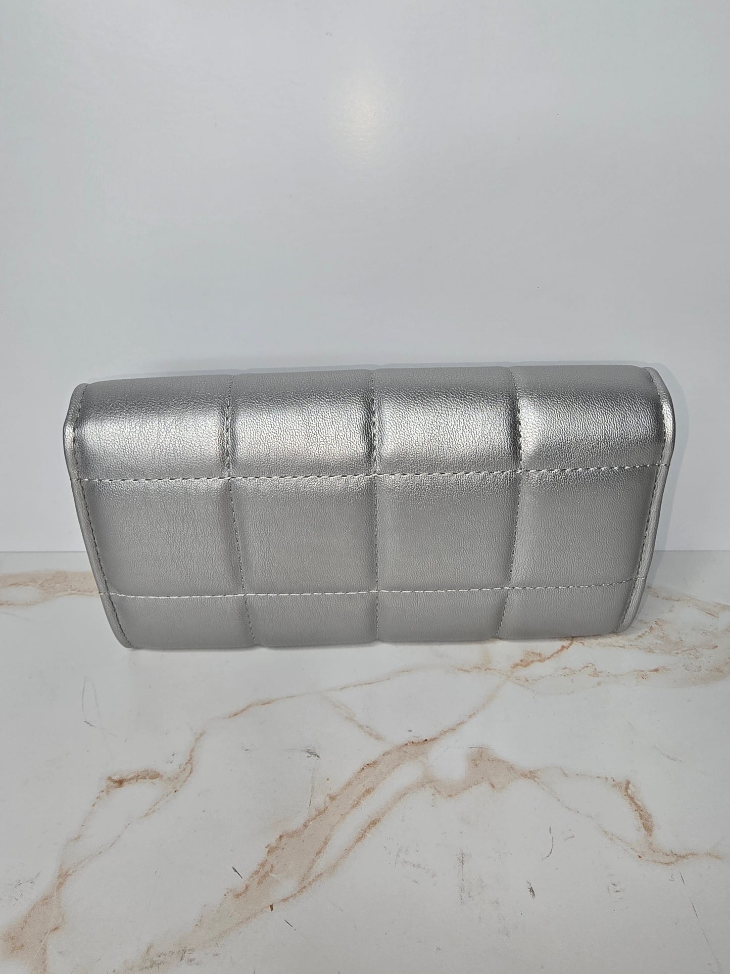 House of Want Silver Vegan Chain Crossbody