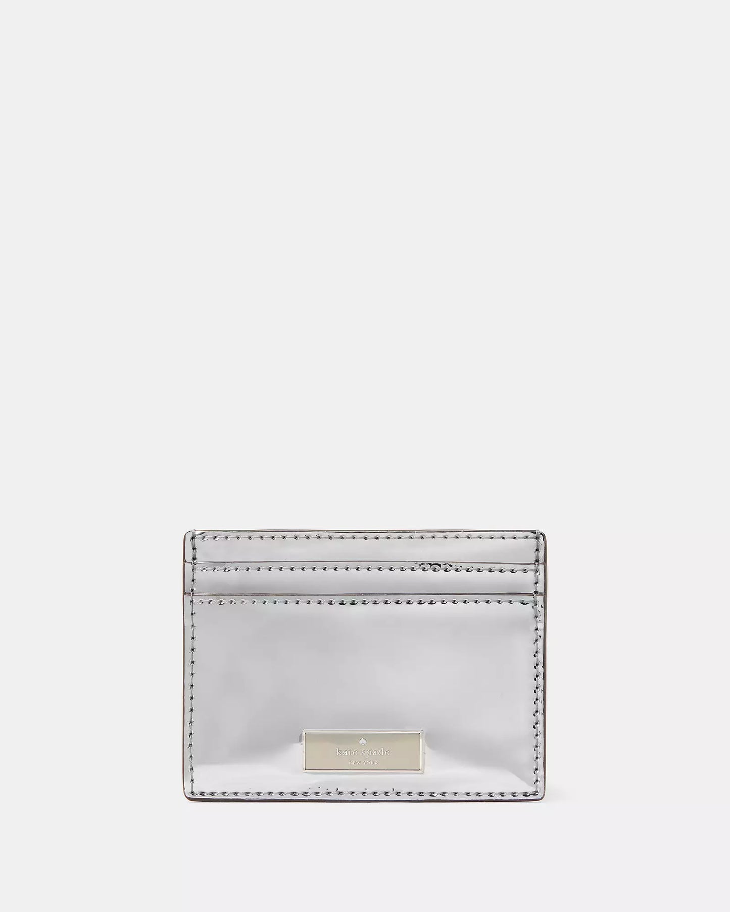 Kate Spade Bridget Mirror Metallic Small Slim Card Holder