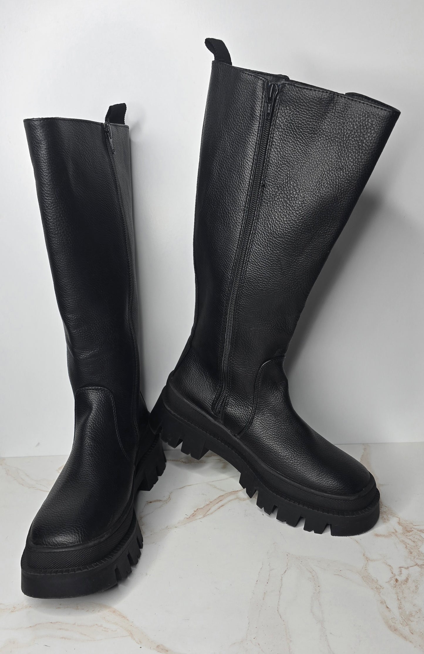 A New Day Corene Tall Black Boots Sz 7