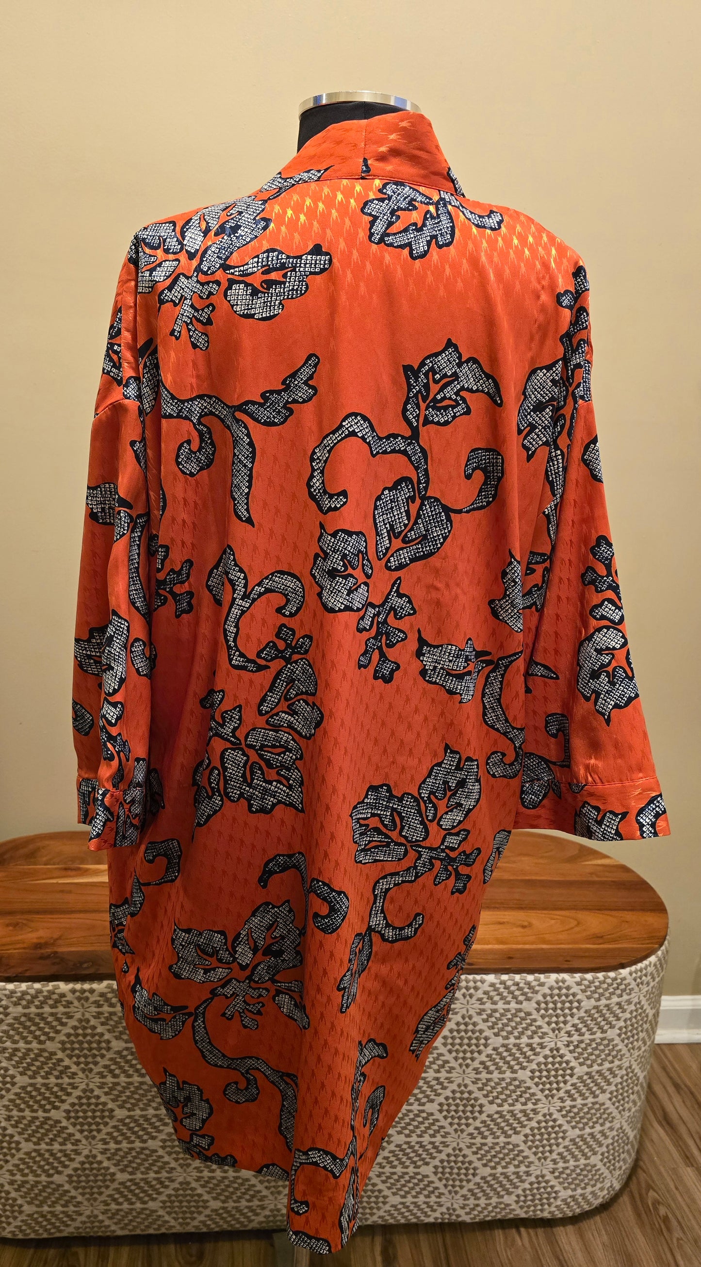 Chico's Printed Kimono Sz M