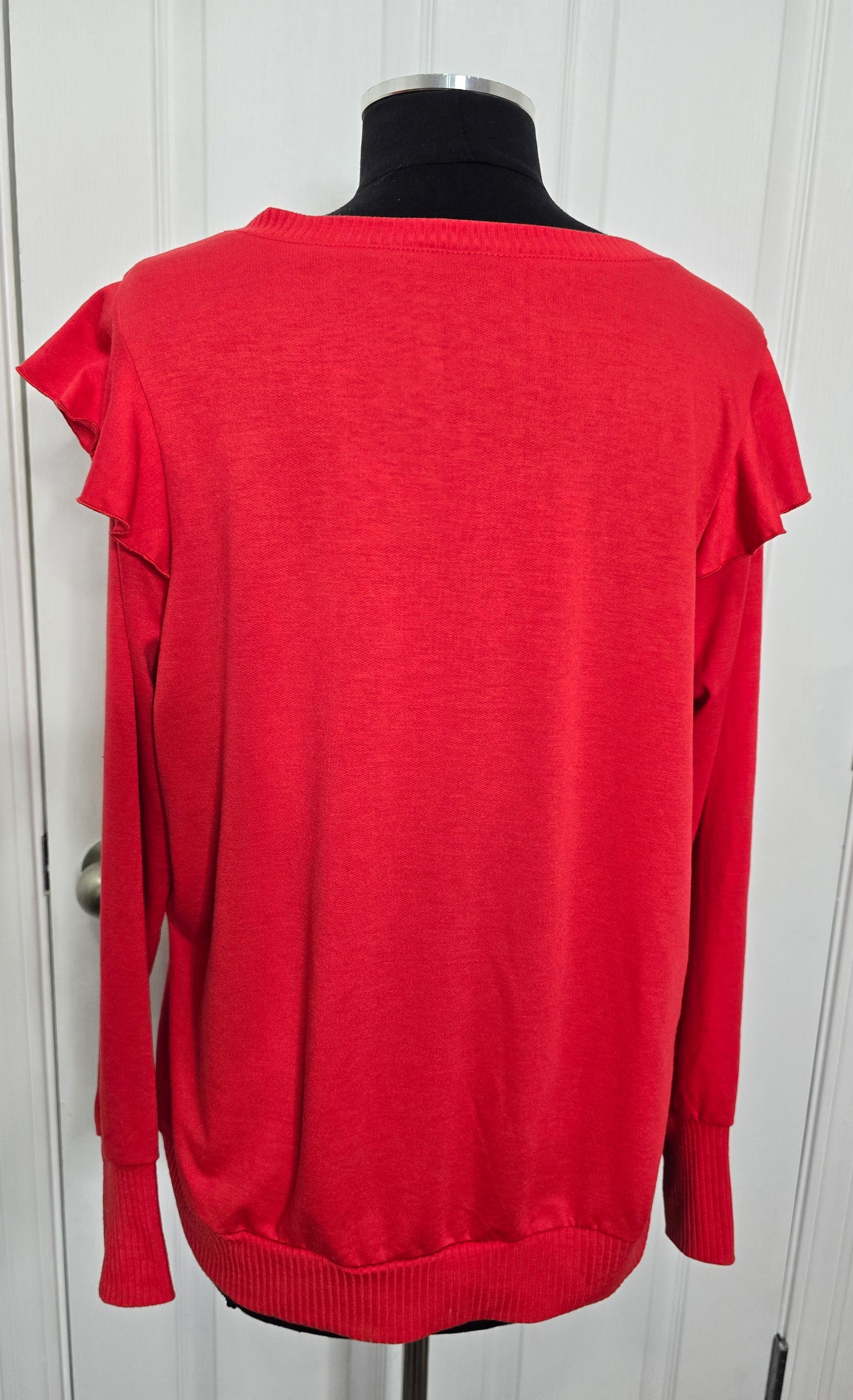 Torrid Long Sleeve Ruffle Top Sz 00