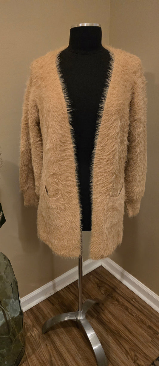 Forever 21 Fuzzy Cardigan Sz S (fits up to M)