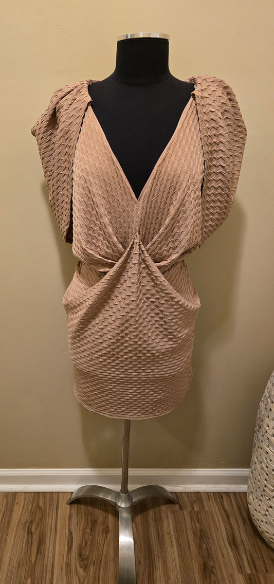 Tulip Sleeve Textures Dress Sz 14