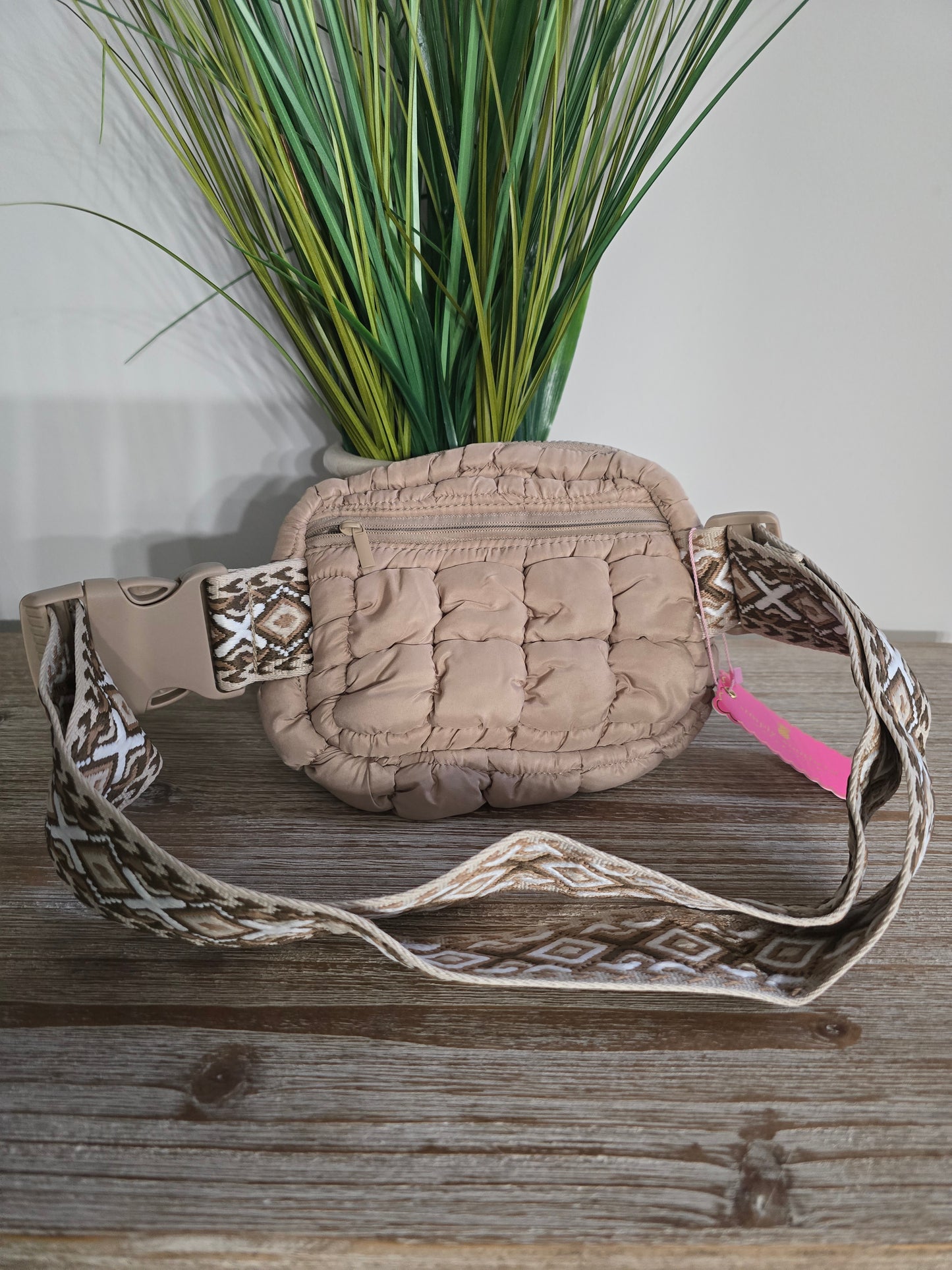 Simply Southern Puffy Fanny Pack Mocha