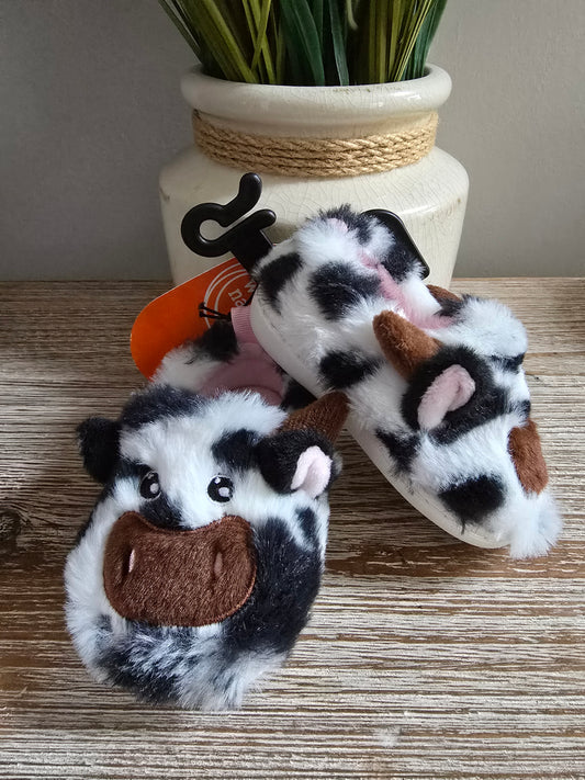 Wonder Nation Furry Slippers Infant Sz 3