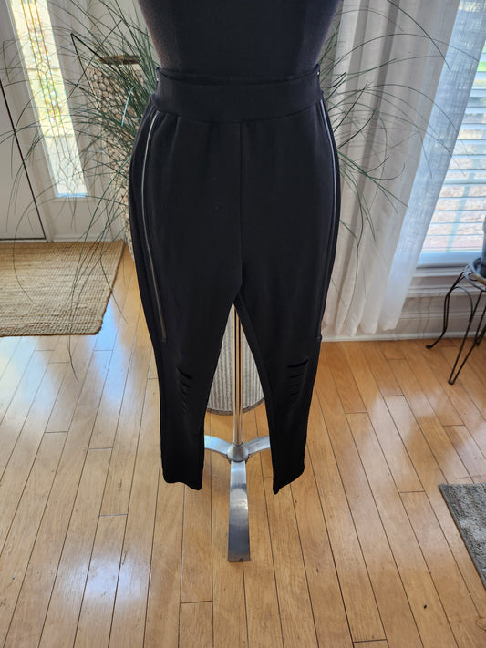 Black Cutout Leggings Sz S/M