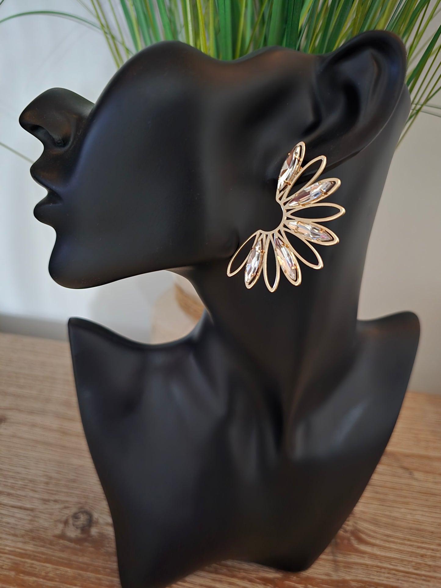 Half Flower Earring